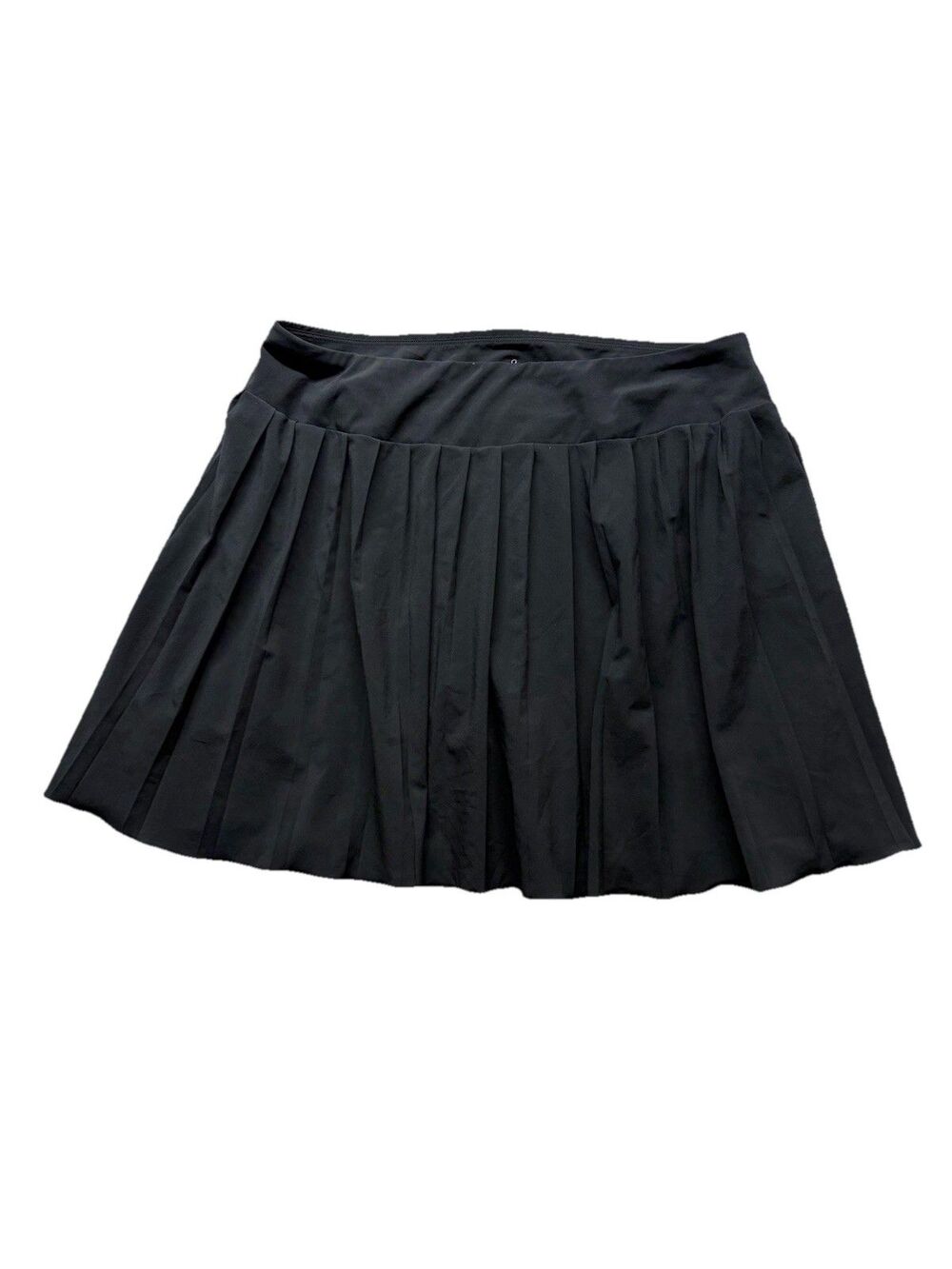 Toad&Co Black Sunkissed Pleated Skort Women's Size Medium Hiking Travel